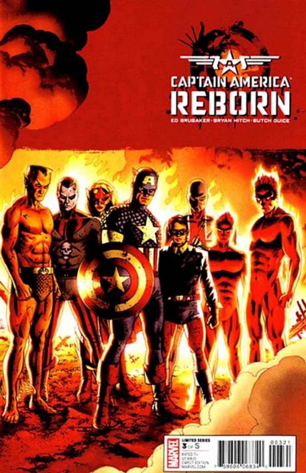 Captain America: Reborn #3 John Cassaday Variant (2009-2010) Marvel Comics