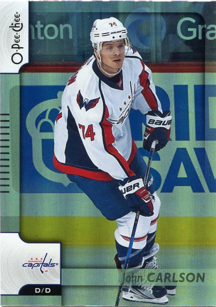 17/18 O-PEE-CHEE OPC RAINBOW #172 JOHN CARLSON CAPITALS *39686
