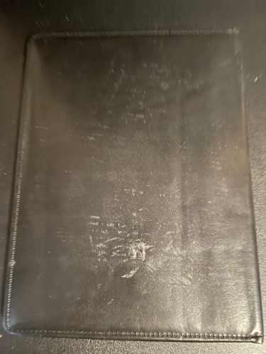 BLACK MICKEY MOUSE DISNEY NOTEBOOK BINDER 12" X 9" BEAT UP SOME vintage - 第 7/7 張圖片