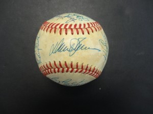 1986 mets autographed baseball
