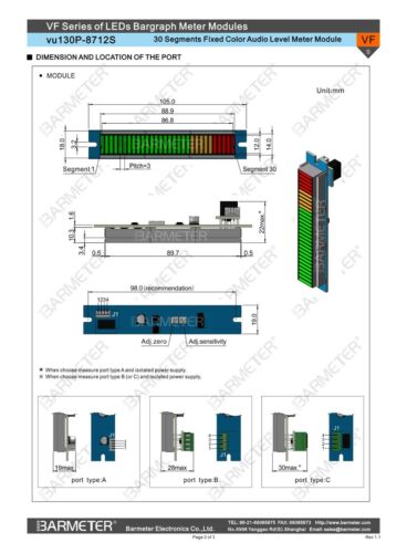 Display LED 30sec Misuratore VU modulo dB Misuratore Livello Amplificatore - Prezzo all'ingrosso - Foto 7 di 8