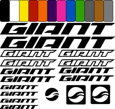 GIANT ver1 aufkleber sticker fahrrad bicycle