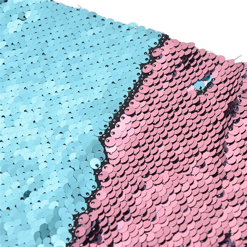 21X29cm Synthetic Leather Double Face Sequines Fabric DIY Handmade Accessories - Image 4 of 4