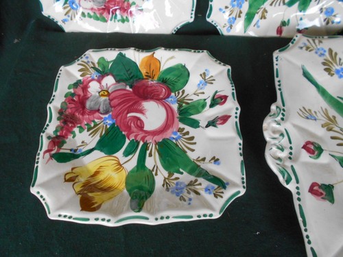 SET PIATTI ITALIANI DIPINTI A MANO VINTAGE - Foto 4 di 9