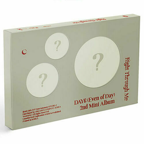 DAY6 EVEN OF DAY RIGHT THROUGH ME 2nd Mini Album CD+Foto Buch+3 Karte - Bild 1 von 12