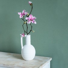 Sztuczny kwiat magnolia różowy 59cm dekoracja wiosna gałąź 3 szt.