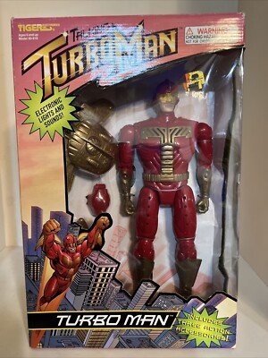 1996 Tiger Electronics TURBOMAN Schwarzenegger Jingle All Way New
