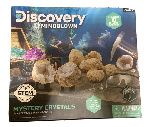 Discovery Kids Juguete Cristales Misteriosos Geoda Kit 14 piezas - Imagen 2 de 8