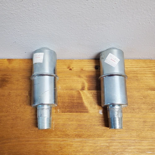 NOS 1/2” NPT PIPE MUFFLER  MINI BIKE, TILLER 4hp-8hp TECUMSEH Briggs lot of 2