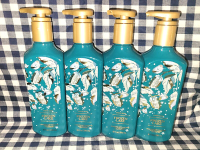 NEW 4-Pack FROZEN LAKE Cleansing Gel Hand Soap 8 oz Bath & Body Works