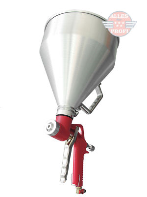 Putzpistole Trichterpistole Spritzpistole Putzhexe Putzmeister 3 Düsen (5L-ALU)
