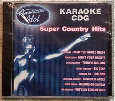 American Idol Karaoke Super Country Hits CDG Sing-A-Long, Brand New, Sealed