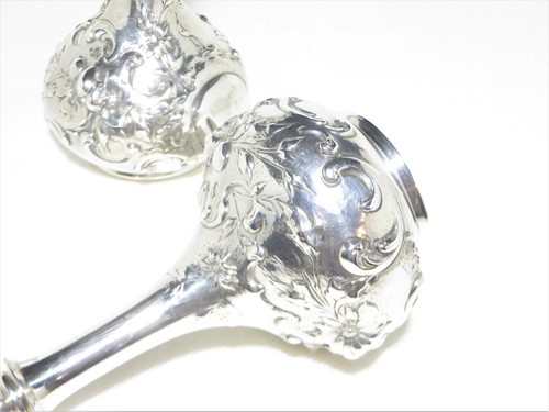 Antike Mauser Mfg. Co. Paar Sterling Silber Dekanter - Bild 9 von 12