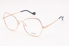 NEW WOOW OPTICAL GET SOME 1 COL 9122 ROSE GOLD BLACK AUTHENTIC EYEGLASSES 52-18