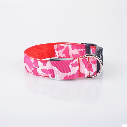 LED Glow Collar Dog Puppy Pet Flashing Light Safety Glow In The Dark FAST POST - Picture 53 of 81