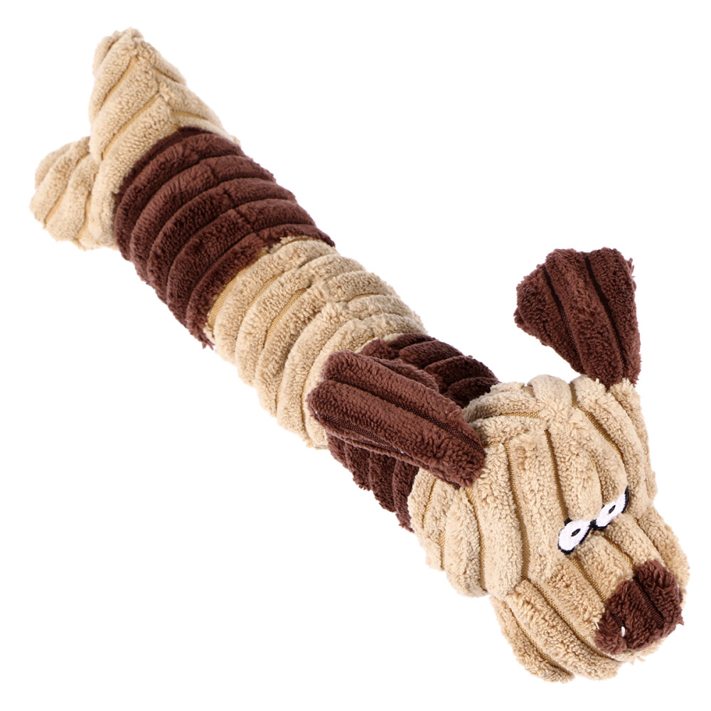 Stuffed Dog Toys Aggressive Chewers Toothbrush Safe Pet Plush and Cotton