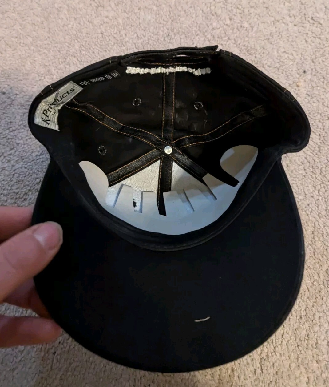 Case Construction Black Yellow Hat Baseball Ball … - image 5