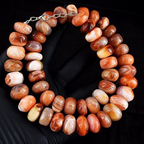 Precious Onyx Single Strand 1067.00 Cts Beaded Awesome Best Necklace VK 36 E679 - 第 1/3 張圖片