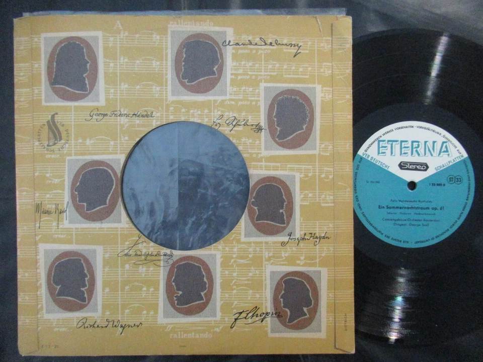 GEORGE SZELL Bartholdy Ein Sommernachtstraum / STEREO 10" EP DDR ETERNA 725009 - Bild 2 von 4