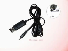 USB to DC Power Cable 4mm Connector 5V Notebook Laptop Charger Cord 1.5mm 1.7mm