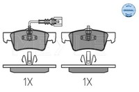 Meyle 025 243 6819 Brake Pad Set, Disc Brake For VW