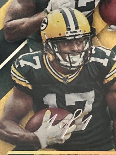 2018 Panini XR Team Trios 1/1 – Rodgers, Adams, Moore - Picture 2 of 3