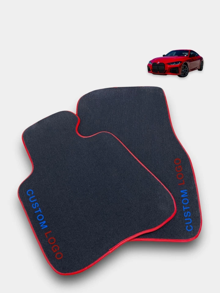 For Bmw 4 Series F33 Cabrio Carpet Floor Mats / F83 M4 2014-2015-2016-2017-2019 - Image 4 of 4