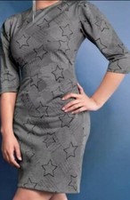 Cklass Cute Dress. FASHIONLINE. Size M. Gray/Black.