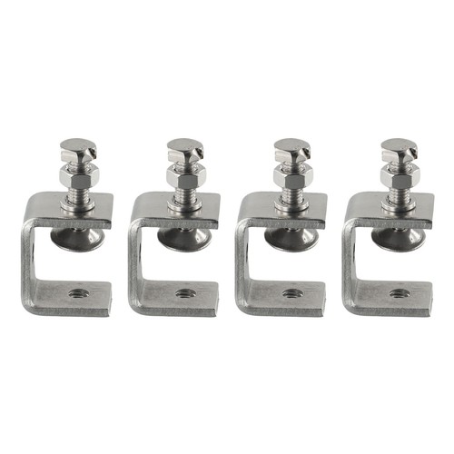 4X Edelstahl C Klemmen Klemme zur Befestigung von U Klemmen klein Schreibtischklemme - Bild 49 von 52