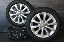 Original Audi A6 4G Alufelgen 17" NEUWERTIG Goodyear Allwetterreifen 225 55 r17