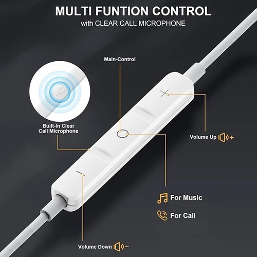 USB C Headphones Wired for Samsung Galaxy A16 5G A15 A55 A35 A25 S25 Ultra S24 - Picture 2 of 8