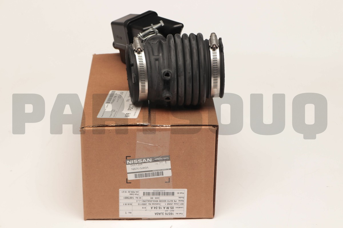 369 16576-4W00A Well Auto AIR DUCT w/o Resonator for 01-03 QX4