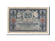 [#159799] Banknote, Germany, 20 Mark, 1915, 1915-11-04, KM:63, VF(30-35)