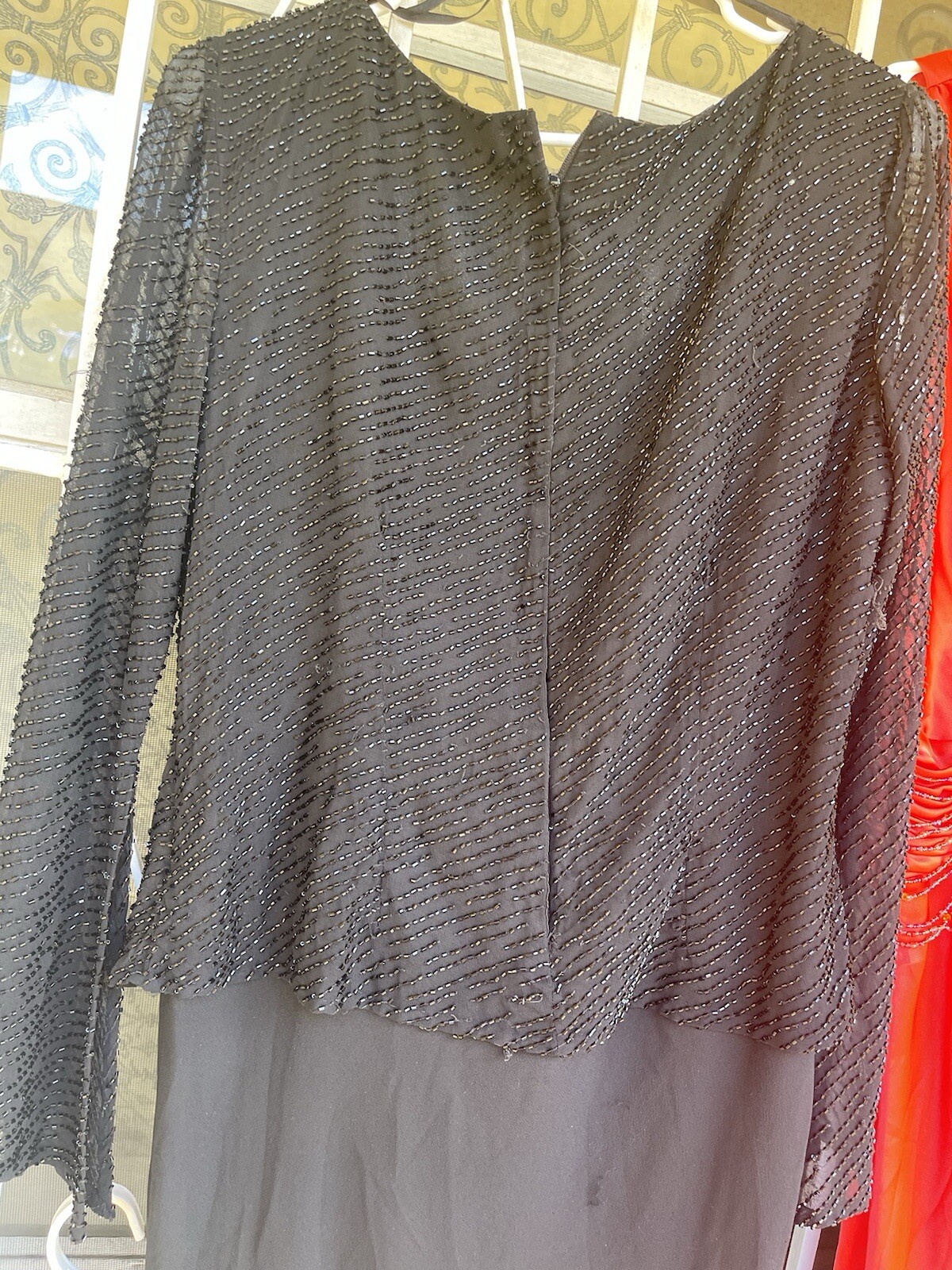 Women’s Evening Gown Lot/Silk /Chiffon Beads /Cre… - image 13