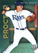 2020 Bowman Platinum Baseball Base #TOP-80 Ford Proctor - Tampa Bay Rays