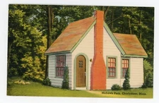 Vintage Postcard Massachusetts Mohawk Park Charlemont Linen Posted Stamp 1950