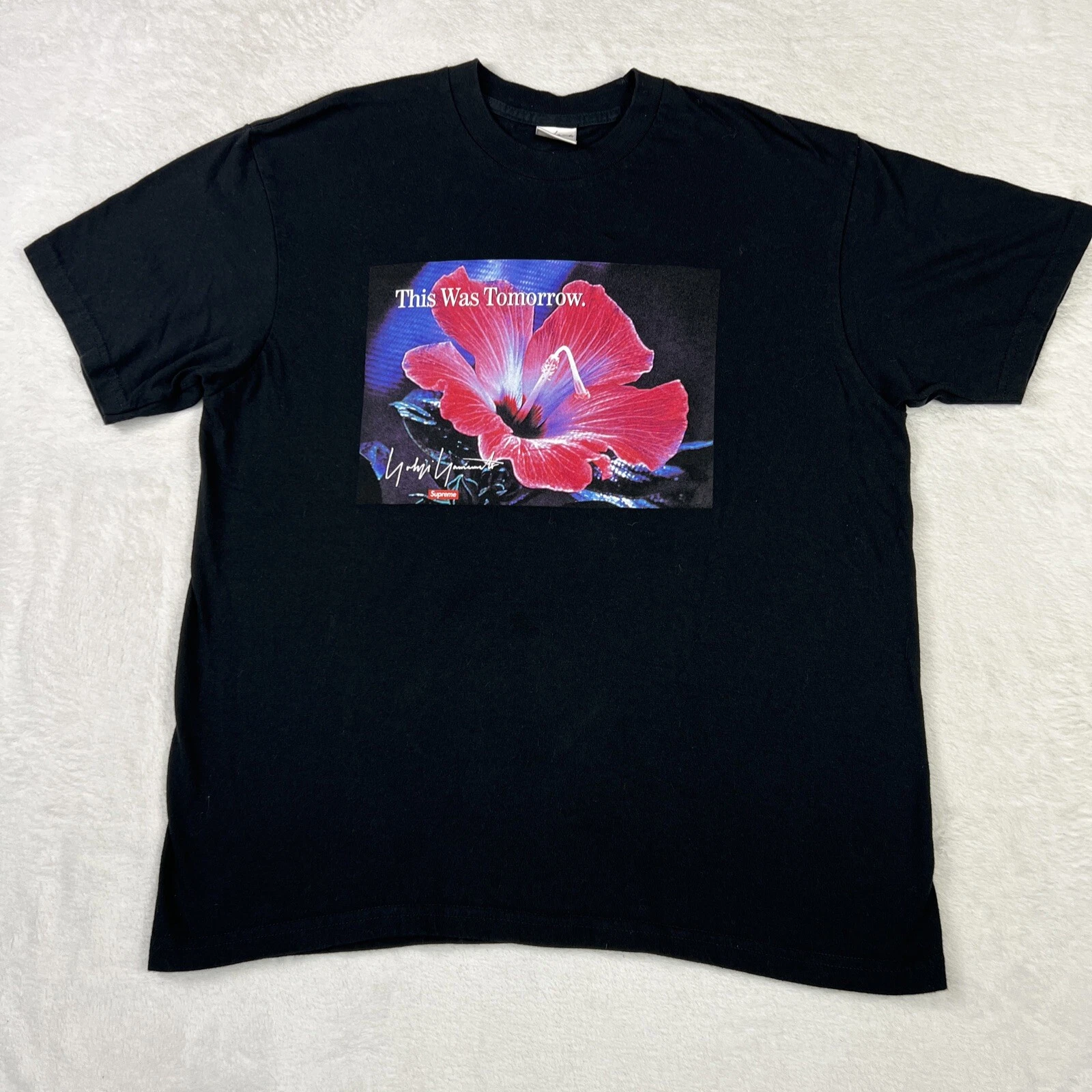 Tee shirt manches courtes Supreme Yohji Yamamoto This Was Tomorrow FW20 homme taille M
