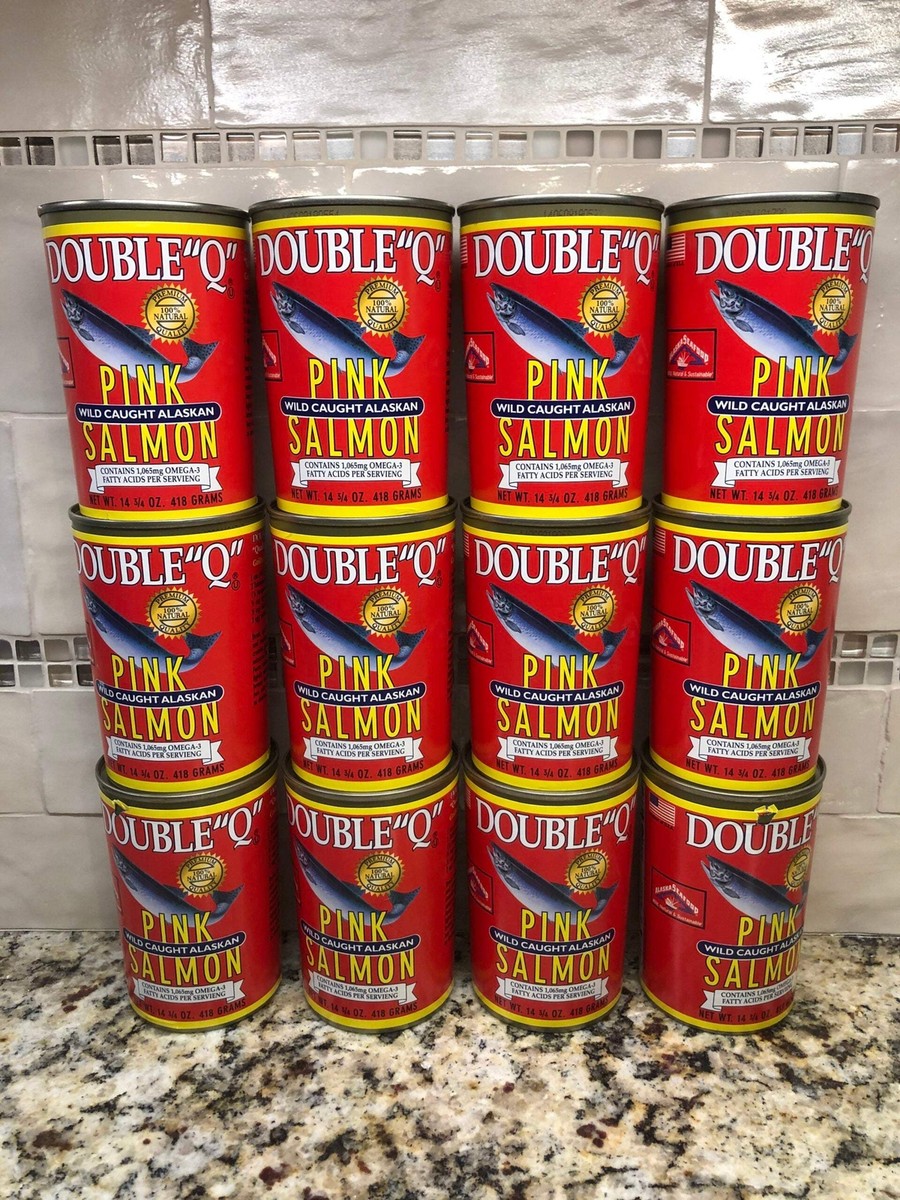 Modèle D'étiquette De Saumon Royal En Conserve, Boîte De Conserve De