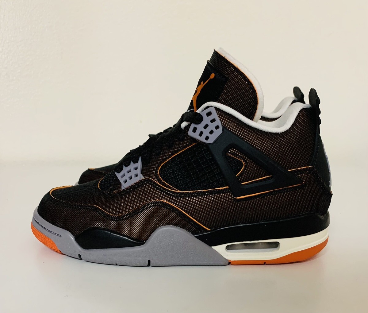Nike Air Jordan 4 IV Retro Starfish Black Sail Grey Women's