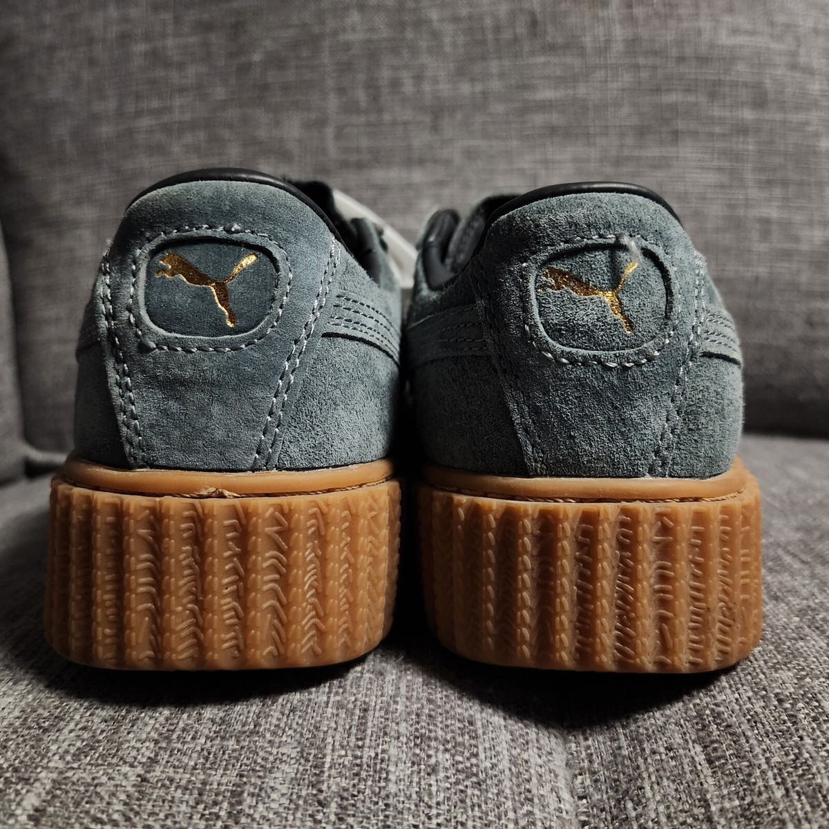Puma x Fenty by Rihanna Gray Suede / Gum Bottom Creepers
