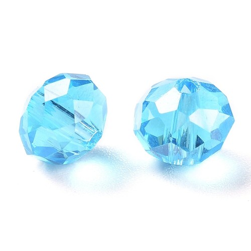 700PCS Glass Beads Faceted Rondelle Mixed Color 8mm Jewelry Beading Supplies - 第 3/3 張圖片