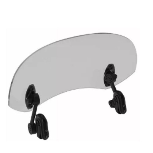 Motorcycle Adjustable Clip-On Windshield Extension Spoiler Windscreen Deflector - Picture 7 of 7
