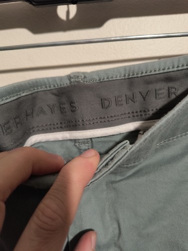 Denver Hayes Men's Shorts size 44 X 10 Light Green - Picture 2 of 4