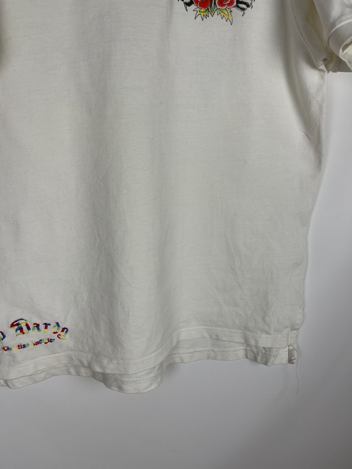 Ed Hardy by Christian Audigier big logo polo tee shirt image 5