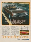 Ford Consul - Reklame Werbeanzeige Original-Werbung 1972 (2)