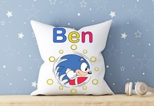 Sonic The Hedgehog Personalised Cushion