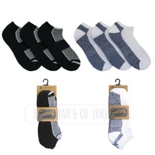 12 Pairs Mens Trainer Socks Low Cut Cotton No Show Breathable Sports 6‑11