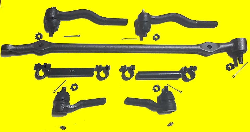 Front Steering Kit 7 Pcs 1965 1966 Ford Mustang V8 Cyl for Manual Steering Only - Image 3 of 3