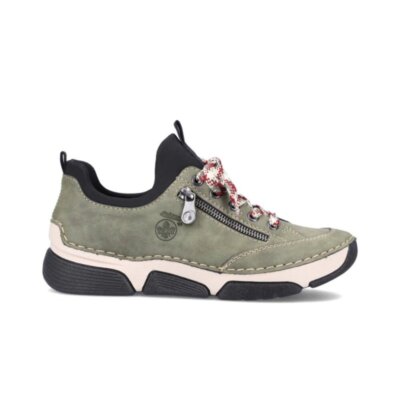 Rieker Women's Angela 45973-54 Sneaker - Liane/Schwarz NWB