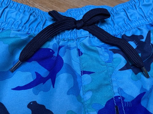 Gymboree Boys Sz 6 Swim Trunks Tidal Pool Blue 2015 Hammerhead Shark Cruise Line - Picture 2 of 7